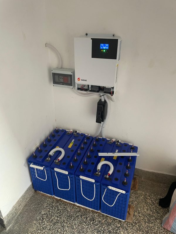 5KVA Off-Grid System With Tall Tubular Batteries